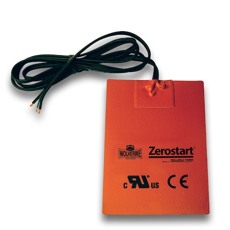 Zerostart Silicone Pad, Adhesive - 500W, 220V, 2.3A - 5in. 12.7 Cm X 7in. 17.8 Cm 3400078